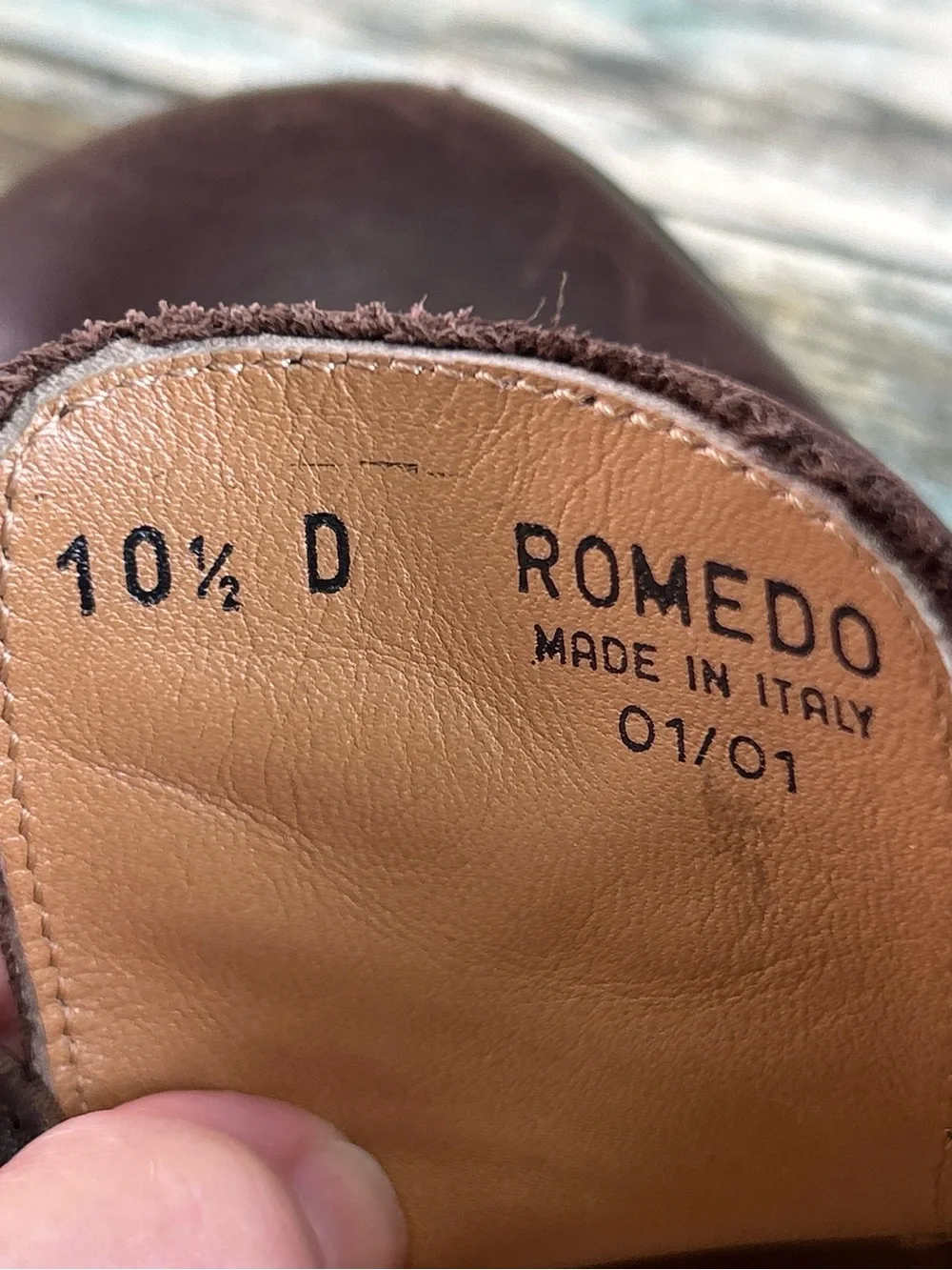 Bally Romedo Oxford Shoes Mens Size 10.5D Soft Brown Leather Italy Made Dress
